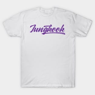 Jungkook baseball typography T-Shirt